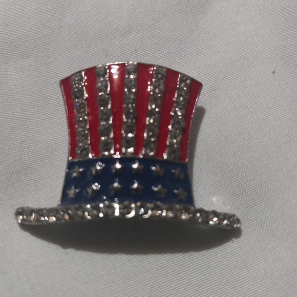 Princess Accessories American Cap pin with small rhinestones - Picture 5 of 5
